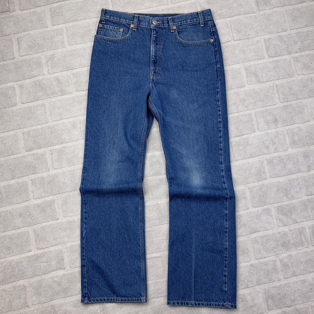Vintage Levi's 517 Jeans Mens 38x34 Blue Bootcut Faded Denim Vintage 2002 Y2K